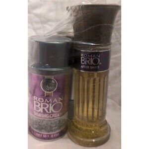 Roman Brio After Shave / Shaving Cream/ Deodorant Set 4oz (12 Total) SEALED